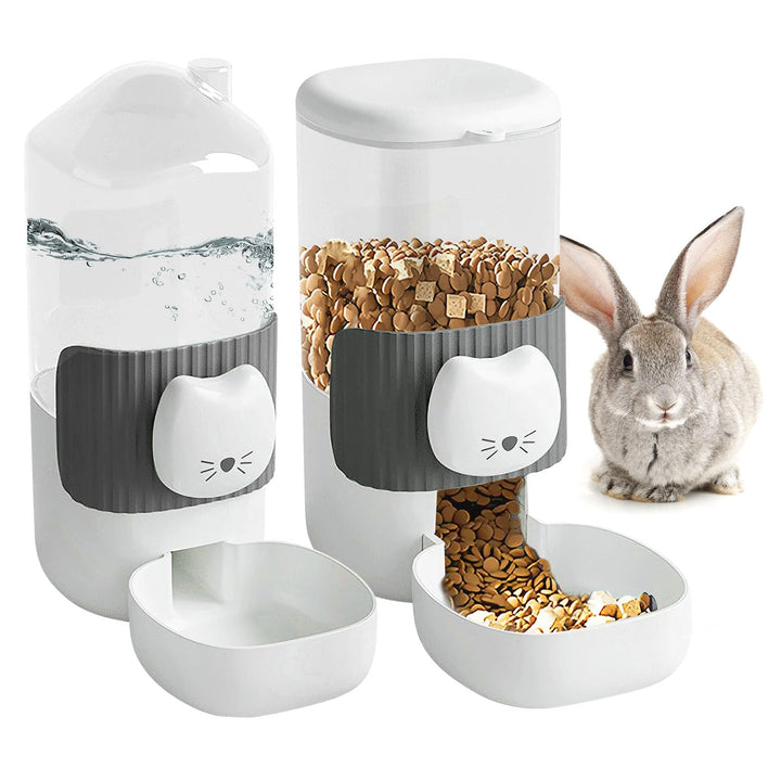 BORDEAG Automatischer Futterspender, Futterspender Für Haustiere, Katzenfutterspender, Katzenfutter-