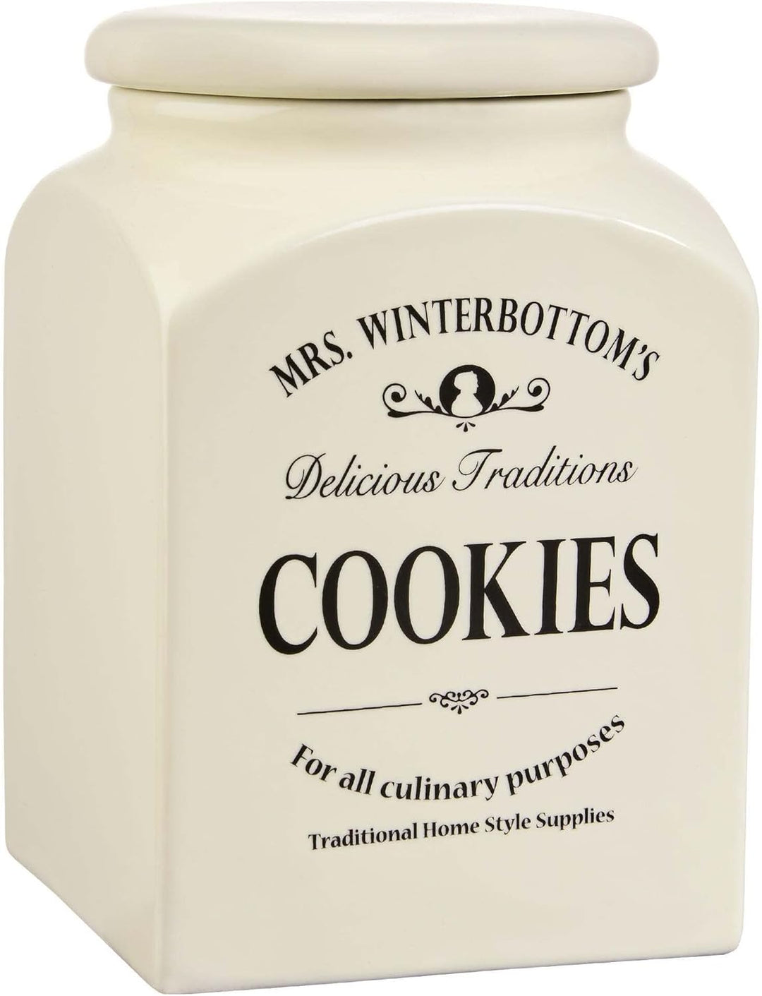BUTLERS Plätzchendose 3 l -MRS. WINTERBOTTOM'S- Keksdose, Keramikdose mit Deckel im Landhausstil, Vi