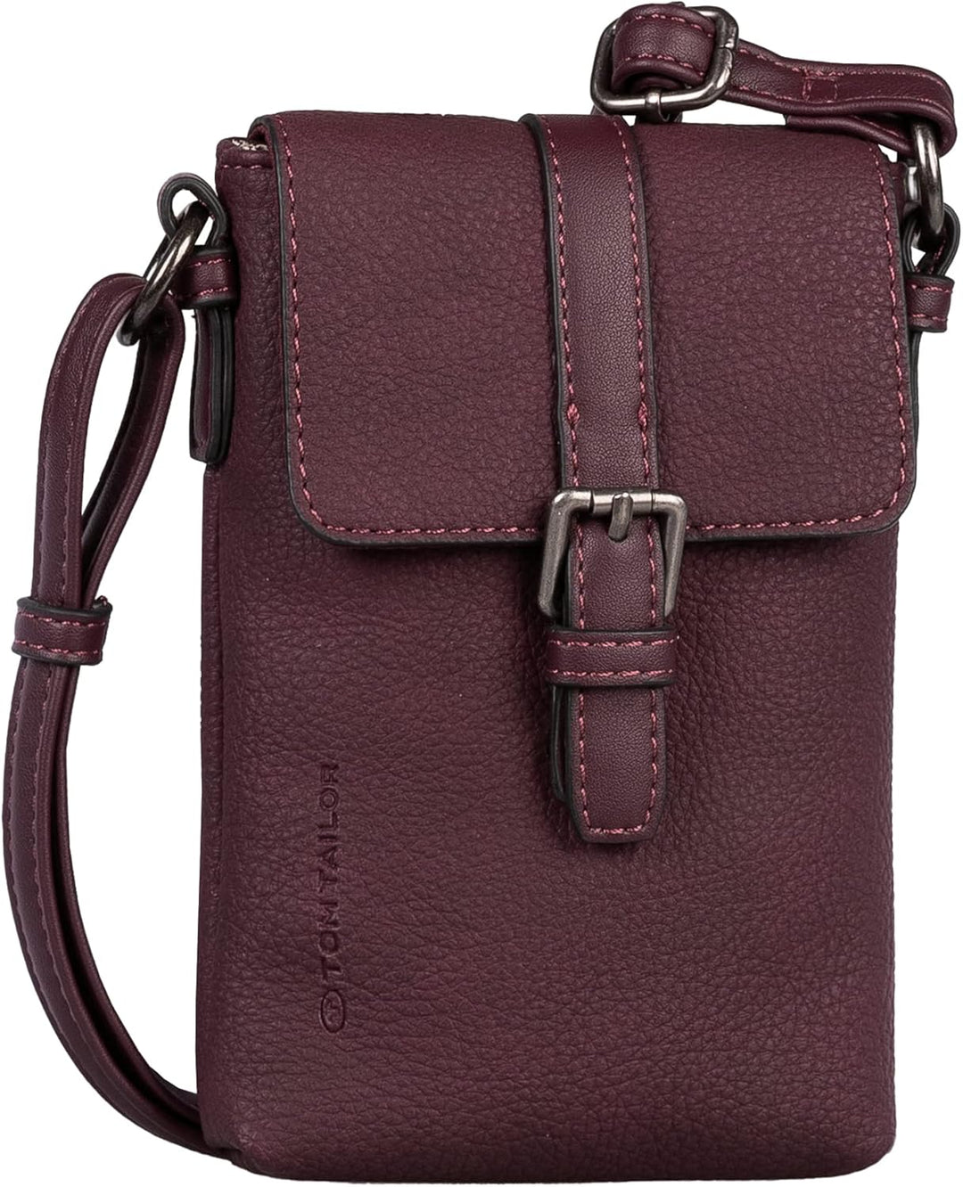 TOM TAILOR Damen Bags Becky Handytasche Umhängetasche Mittelgross Schwarz Dark Purple, Dark Purple