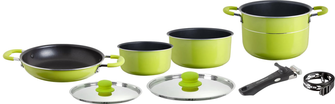 Brunner Topfset Jupiter NG 7+1 grün schwarz