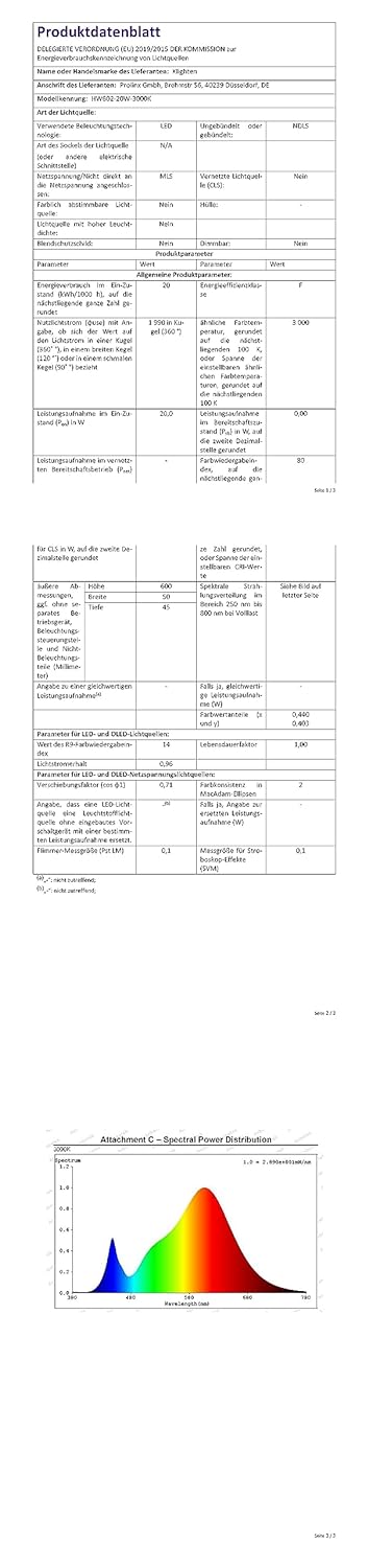 Klighten Lange LED Wandleuchte Aussen/Innen, Schwarz Aussenwandleuchten, Aussenleuchte IP65, Wandlam