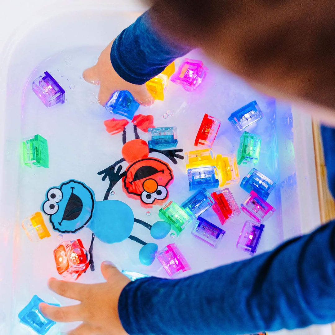 Glo Pals Cookie Monster Cubes Cookie Monster blau, Cookie Monster blau