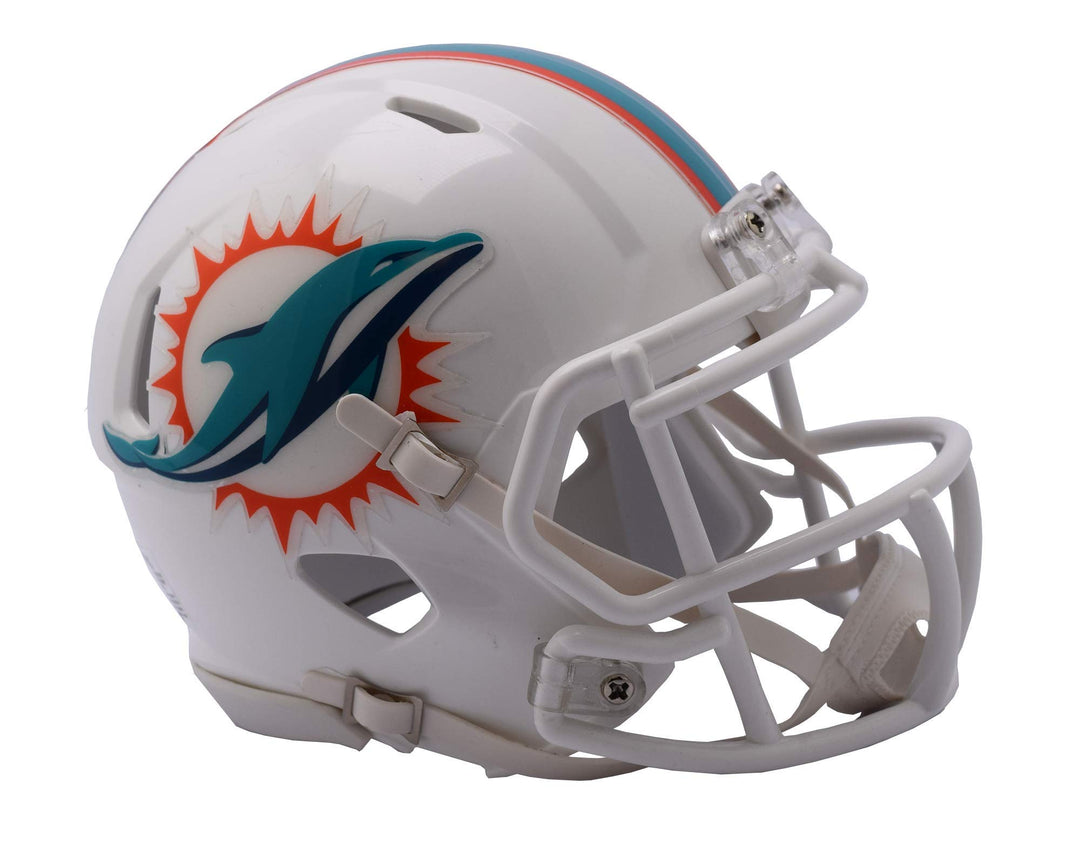 Riddell Speed Mini Helm Miami Dolphins Einheitsgrösse Weiss, Miami Dolphins Einheitsgrösse Weiss