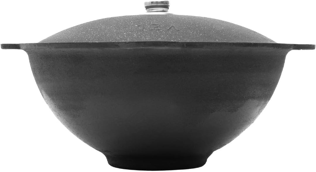Utschak M Feuerofen Set inkl. 12 Liter Kazan & Pfanne Ø 41 cm Uchag Grillen & Kochen mit Outdoorküch