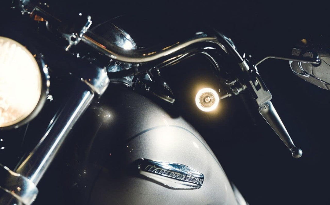 Kellermann Motorrad Blinker E geprüft LED Positionslicht/Blinker M8 Bullet 1000® PL Yellow schwarz,