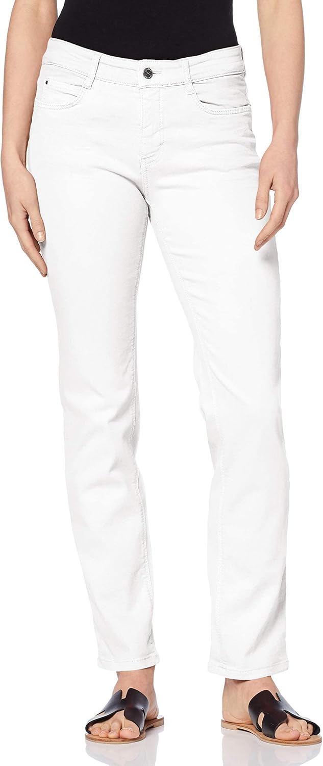 MAC Damen Straight Leg Jeanshose Dream 32W / 30L White Denim, 32W / 30L White Denim
