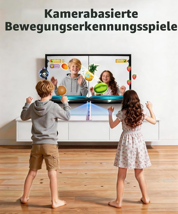 Spielkonsole für Kinder mit Bewegungsspielen, Plug &amp; Play TV-Spielkonsole, ideal für Indoor-Bewegung
