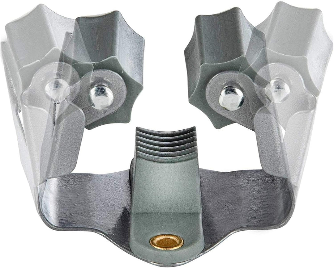 Gerätehalter (6er Set) hochwertige Wandhalterung für Besen, Gartengeräte, Werkzeuge inklusive Schrau