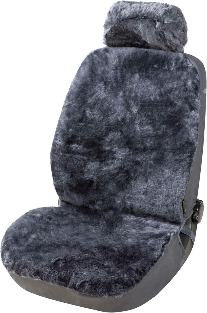 Walser Lammfell Autositzbezug Iva, 100% Lammfell Sitzbezug für Auto, 1 Stück Lammfell Sitzbezüge Aut