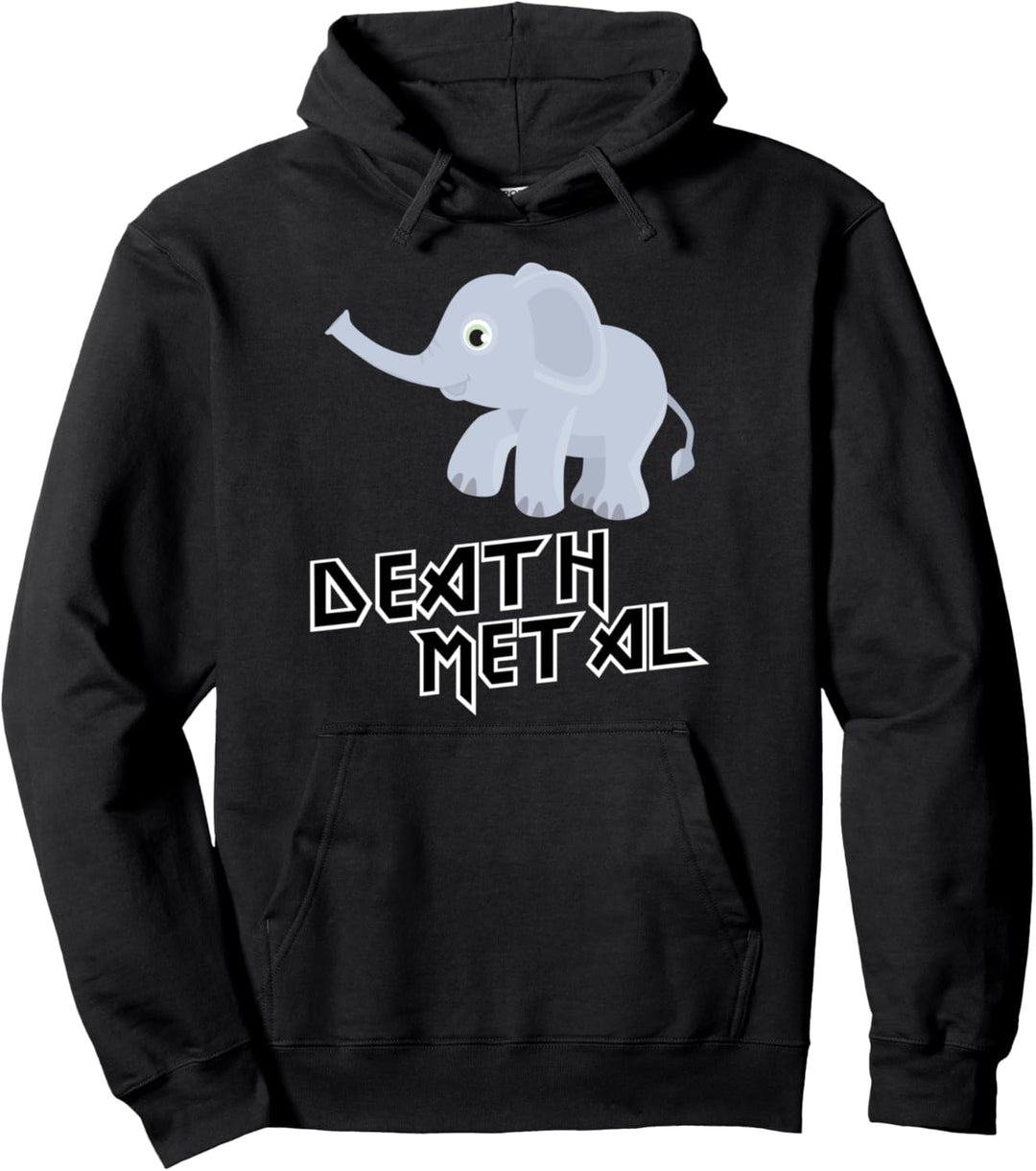 Death Metal Elefant Heavy Metal Musik Pullover Hoodie