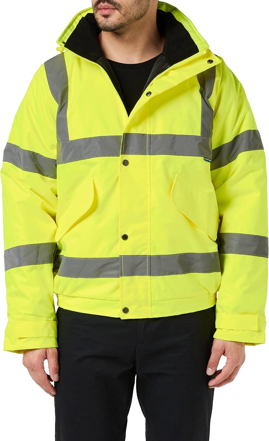 Portwest Bomberjacke mit Reflexstreifen Leuchtend, S