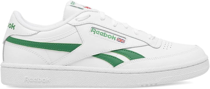 Reebok Unisex Club C Revenge Sneaker, Ftwwht Glegrn Ftwwht