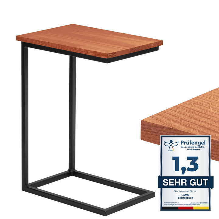 LAMO Manufaktur Beistelltisch | Laptoptisch | Sofatisch | mobiler Kaffeetisch | Nachttisch | 45x30x6
