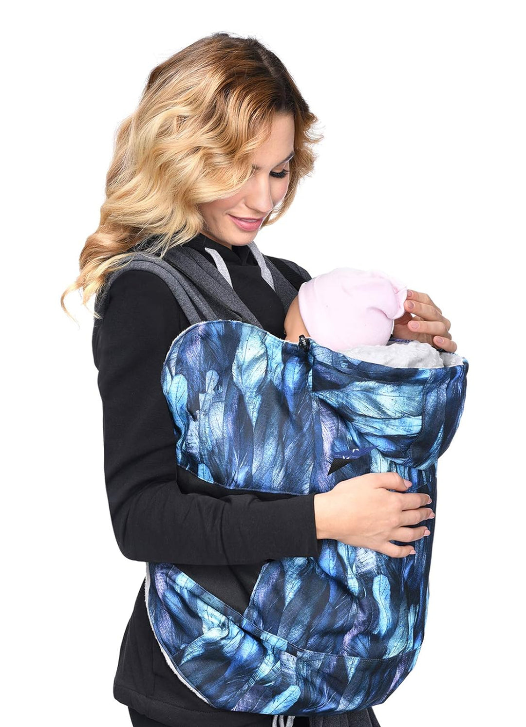 MijaCulture Tragecover, Universal Bezug für alle Babytragen und Tragetücher Baby Carrier Cape 4127 (