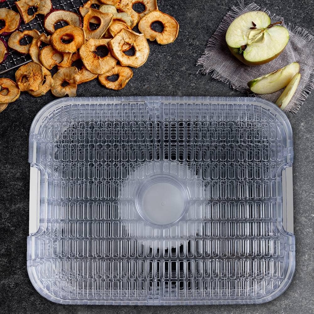 MalTec Dörautomat mit Timer Dörrgerät 450W Lufttrockner mit 5 Ebene für Lebensmittel Pilzen/Fleisch/