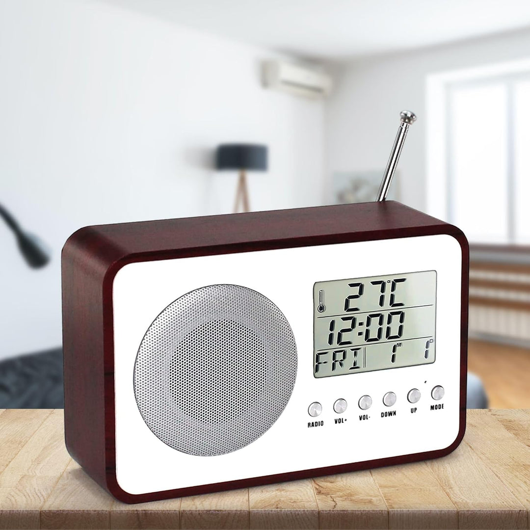 FISHTEC ® Radiowecker Woodstock - Snooze - Temperatur