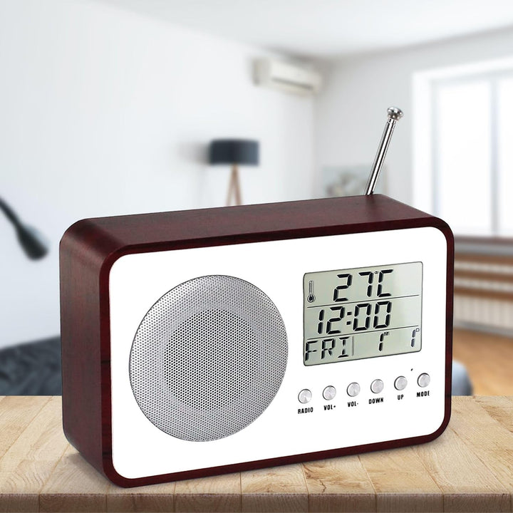 FISHTEC ® Radiowecker Woodstock - Snooze - Temperatur