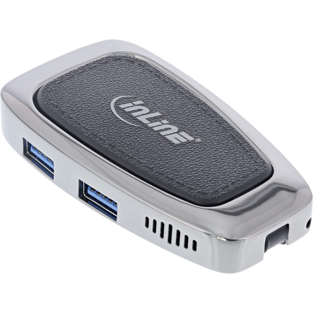 InLine® Multifunktions-Hub USB 3.2 Gen.2 USB Typ-C (2X USB-A 10Gb/s + 1xHDMI 4K@60Hz + 1x USB-C 10Gb
