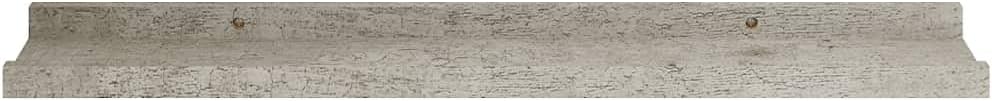 Wandregal 2 STK. Betongrau Wandregal Holz Wand BüCherregal Wand Regal Holz Wandregal KüChe KüChenreg