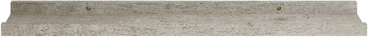 Wandregal 2 STK. Betongrau Wandregal Holz Wand BüCherregal Wand Regal Holz Wandregal KüChe KüChenreg