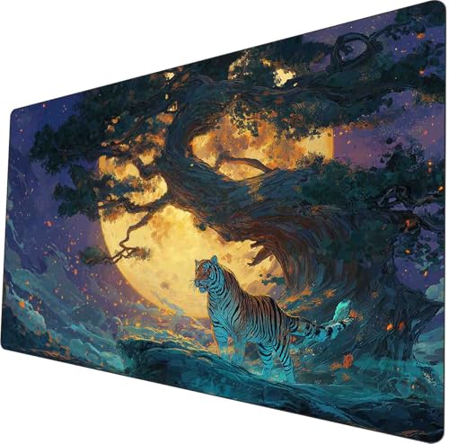 MTG Playmat 24x14 Inches Non-Slip Dragon Design Stitched Edges Smooth Surface Rubber Base TCG Game M