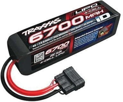 Traxxas LIPO 6700mAh 14,8V 4 Zellen 25C mit Traxxas iD Stecker