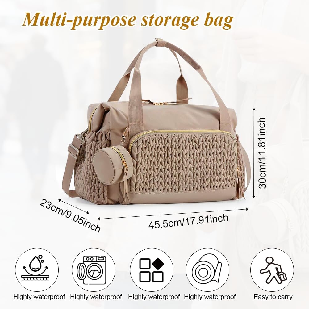 Multifunktionale Wickeltasche, Schultertasche mit Schnulleretui, Grosse Kapazität, für Mutterschaft