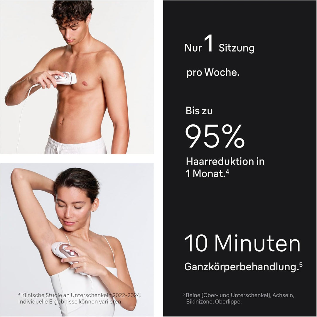 Braun Smart IPL Skin i·expert, Haarentfernung für zu Hause, Gratis App, Aufbewahrungstasche, Venus R