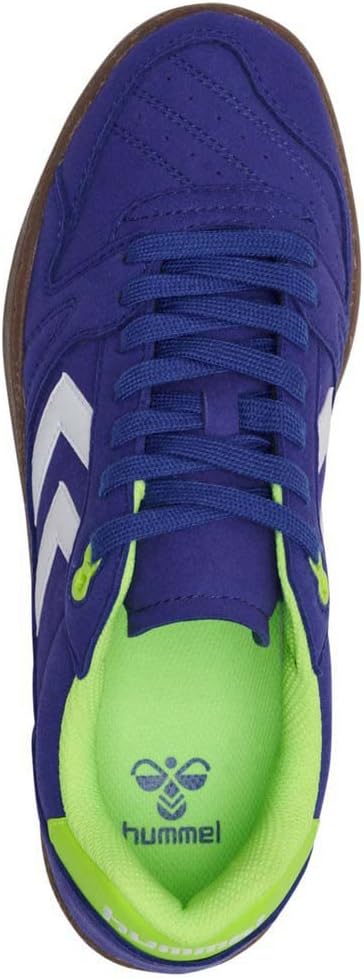 hummel Liga GK RPET Suede Hallenschuh Herren 40 EU Blau, 40 EU Blau