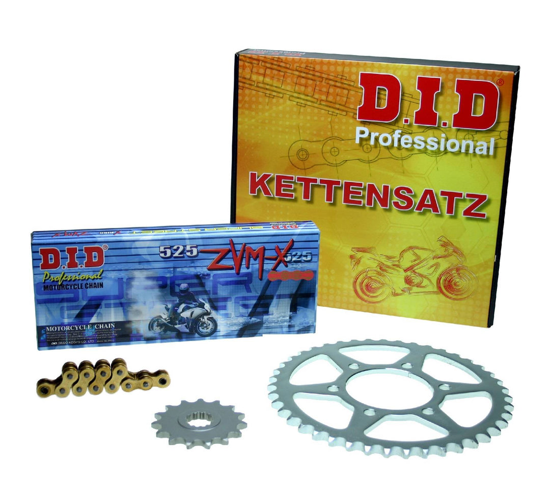 Kettensatz CBR 900 RR Fireblade, 1996-1999, SC 33, DID X-Ring super verstärkt gold