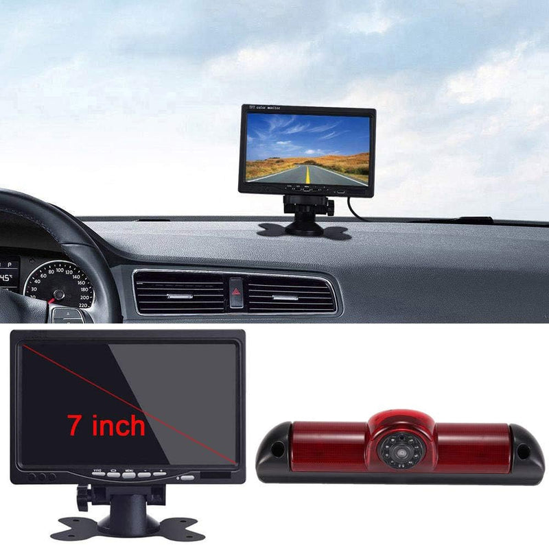 Klakus Auto Dach Top Mount Bremsleuchte Kamera Bremslicht Rückfahrkamera für FIAT Ducato/Peugeot Box