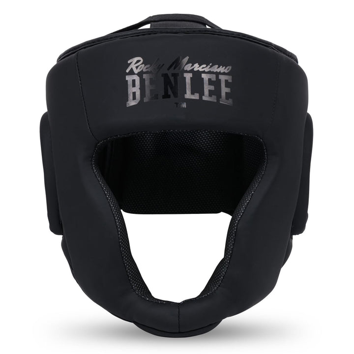 BENLEE Kopfschutz aus Kunstleder Black Label Caesar Schwarz S/M, Schwarz S/M