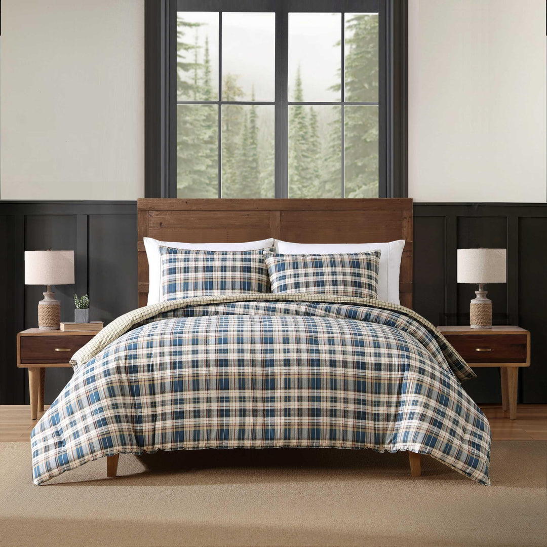 Eddie Bauer Home Collection Port Gamble, Twin, Blue Twin Blau, Port Gamble Blue Twin