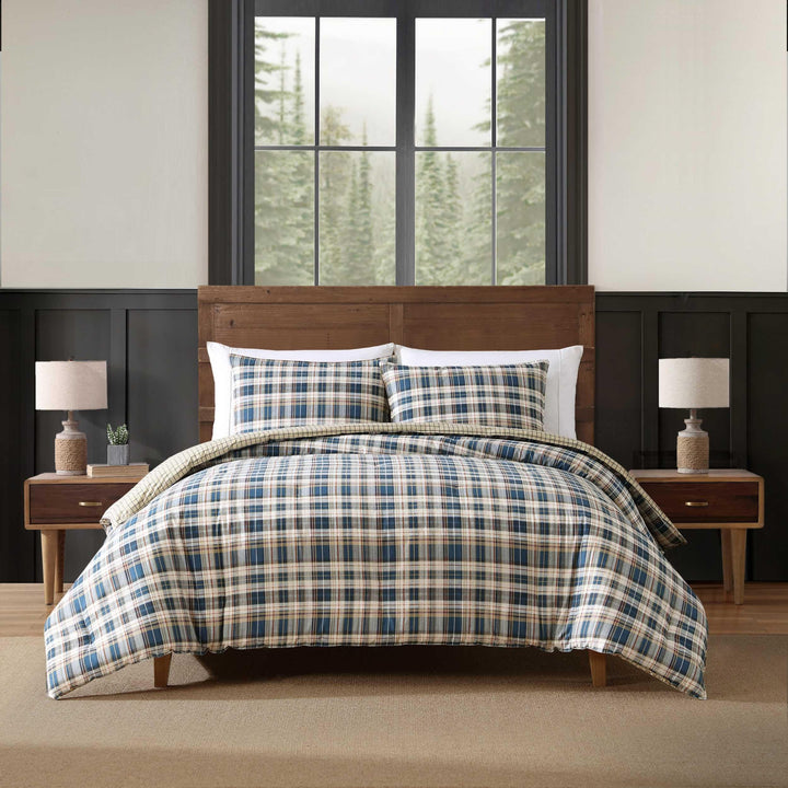 Eddie Bauer Home Collection Port Gamble, Twin, Blue Twin Blau, Port Gamble Blue Twin