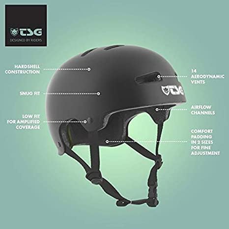 TSG Helm Evolution Solid Color XXL EU weiss (satin white), XXL EU weiss (satin white)