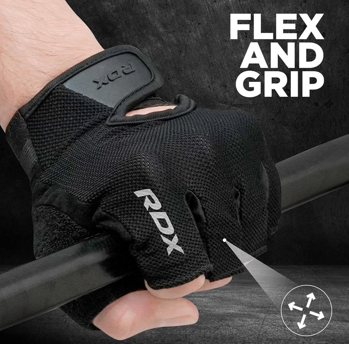 RDX Fitness Handschuhe Herren Damen, Trainingshandschuhe Krafttraining Anti-Rutsch Gewichtheber Hand