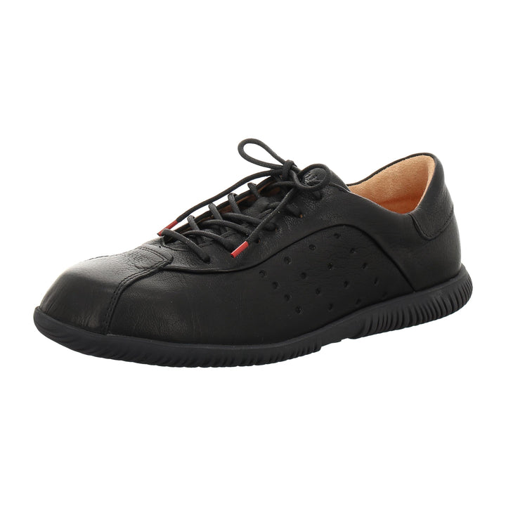 Think! Herren Hauki Chromfrei Gegerbte Nachhaltige Schnürhalbschuhe 46 EU 0000 Schwarz, 46 EU 0000 S