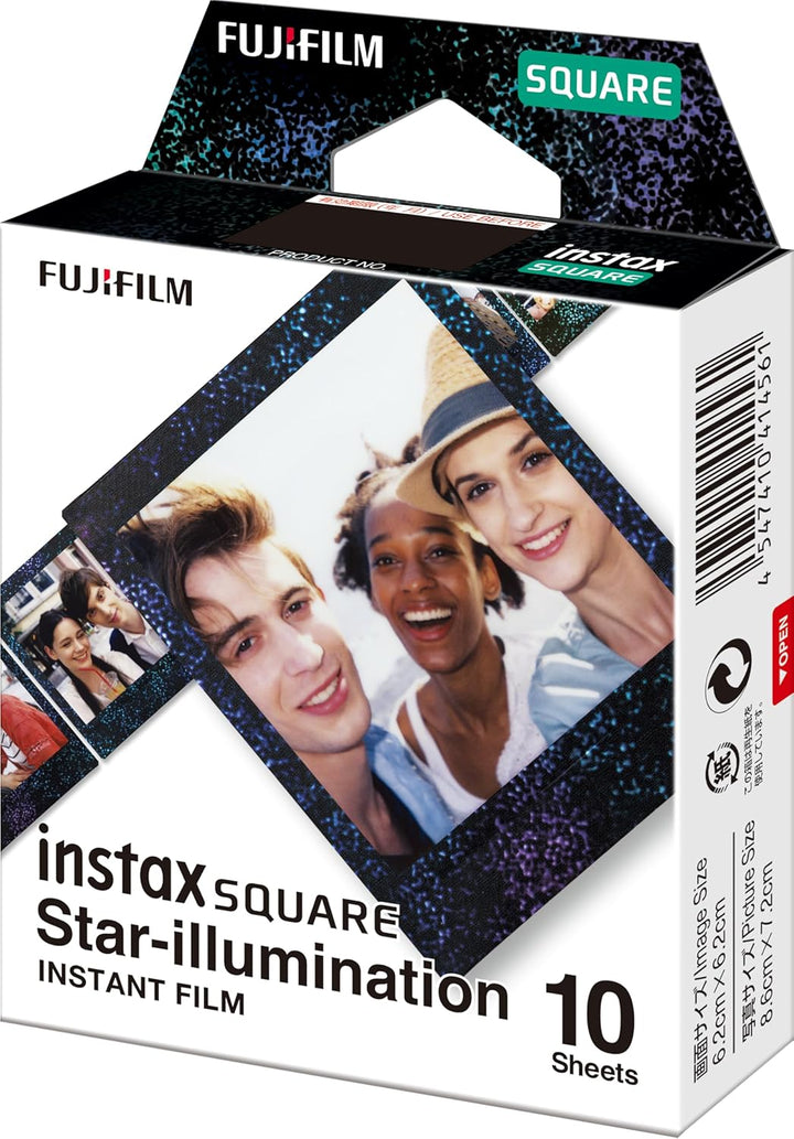 instax™ Square Film, Star Illumination, 1x10