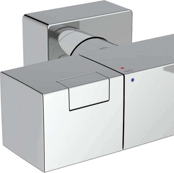 Ideal Standard A7538AA Ceratherm C100 Badethermostat Aufputz 313x176x65 mm Modern Chrom, 313x176x65