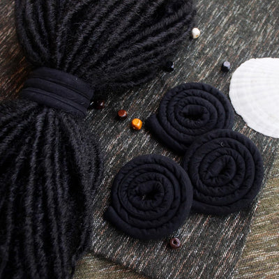 4 Stück Spiral Lock Hair Tie Dreadlock Haargummi Set Dreadlock Zubehör für Frauen und Männer Dreadlo