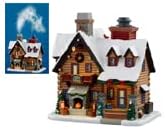Lemax - Thicket Falls Cabin (Smoking), with 4.5v Adaptor