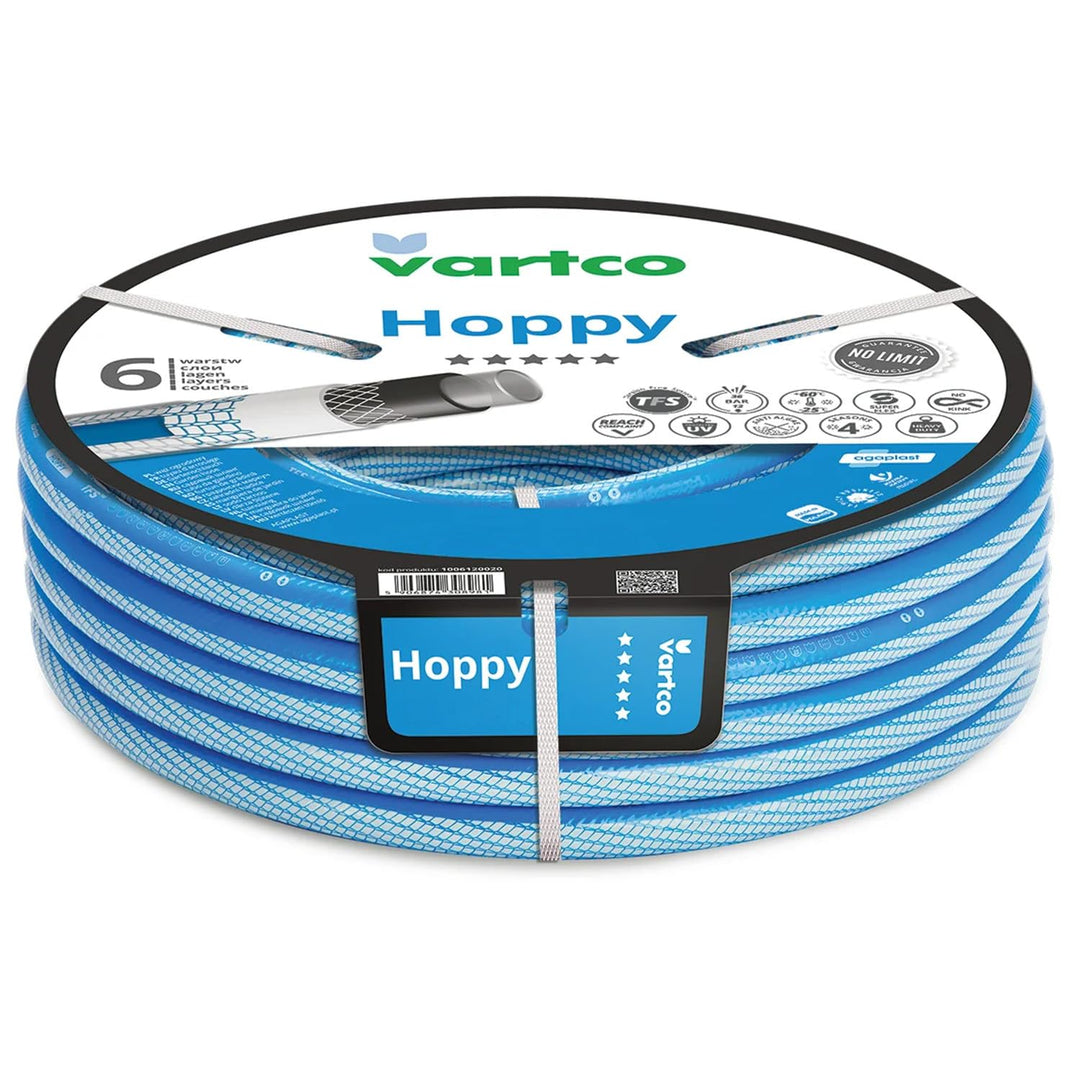 Vartco Hoppy 6-lagiger Gartenschlauch Wasserschlauch Lebensmittelschlauch Anti Twist Gartenbewässeru