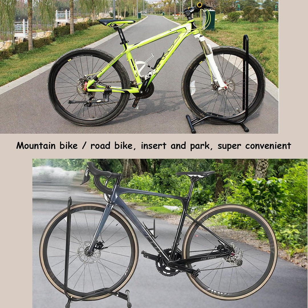 Fahrradständer Boden, freistehend, aufrecht, platzsparend, geeignet für Fahrrad ständer Mountainbike