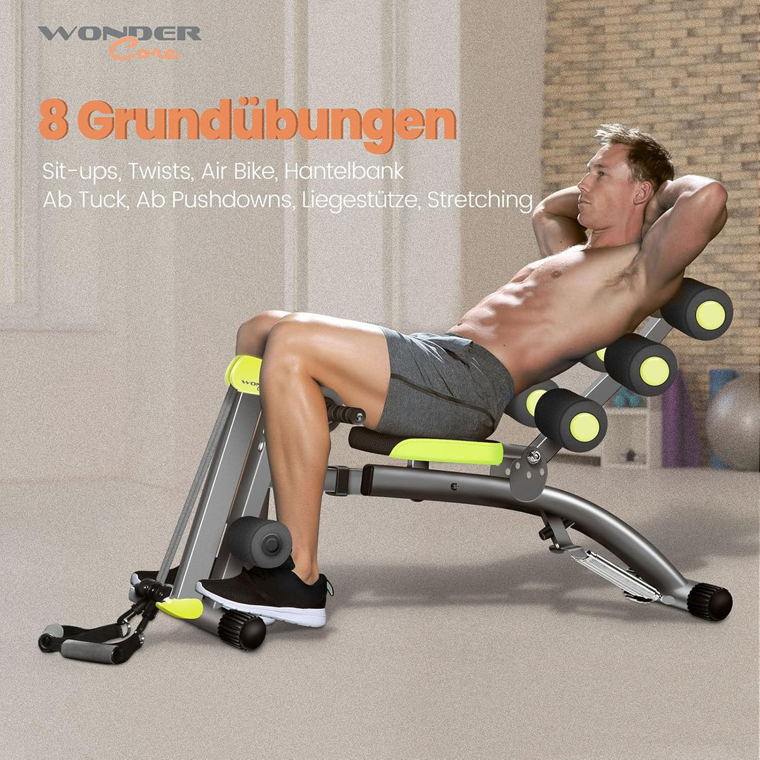 Trainingsgerät Wonder Core 2, mit eingebautem Drehsitz und Ruder, Unisex Wonder Core 2 mit Ruderer,
