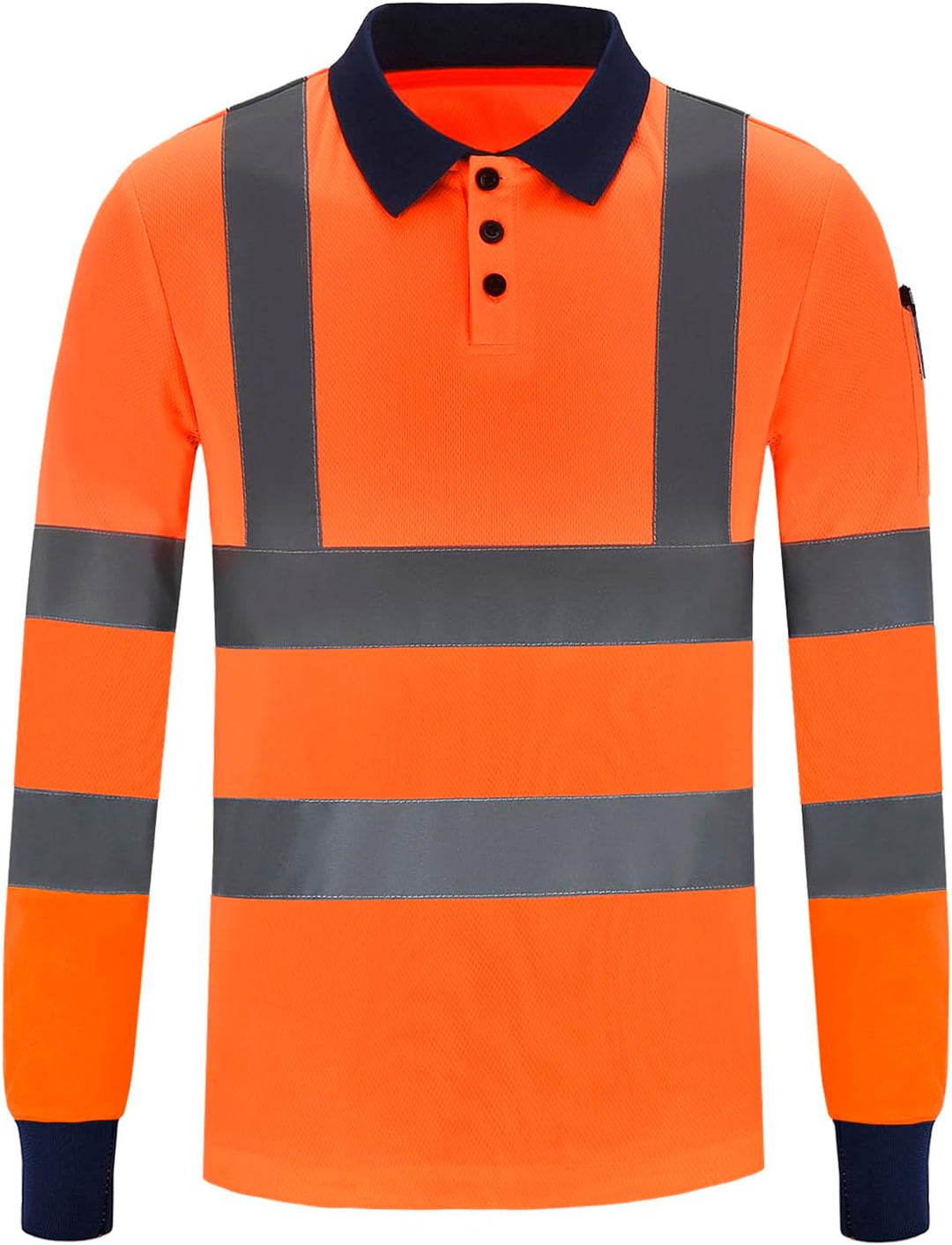 Warnschutz Polo T-Shirt Warnschutzshirt Langarm Warnshirt sicherheits polohemd Langarm Langarm XS Eu