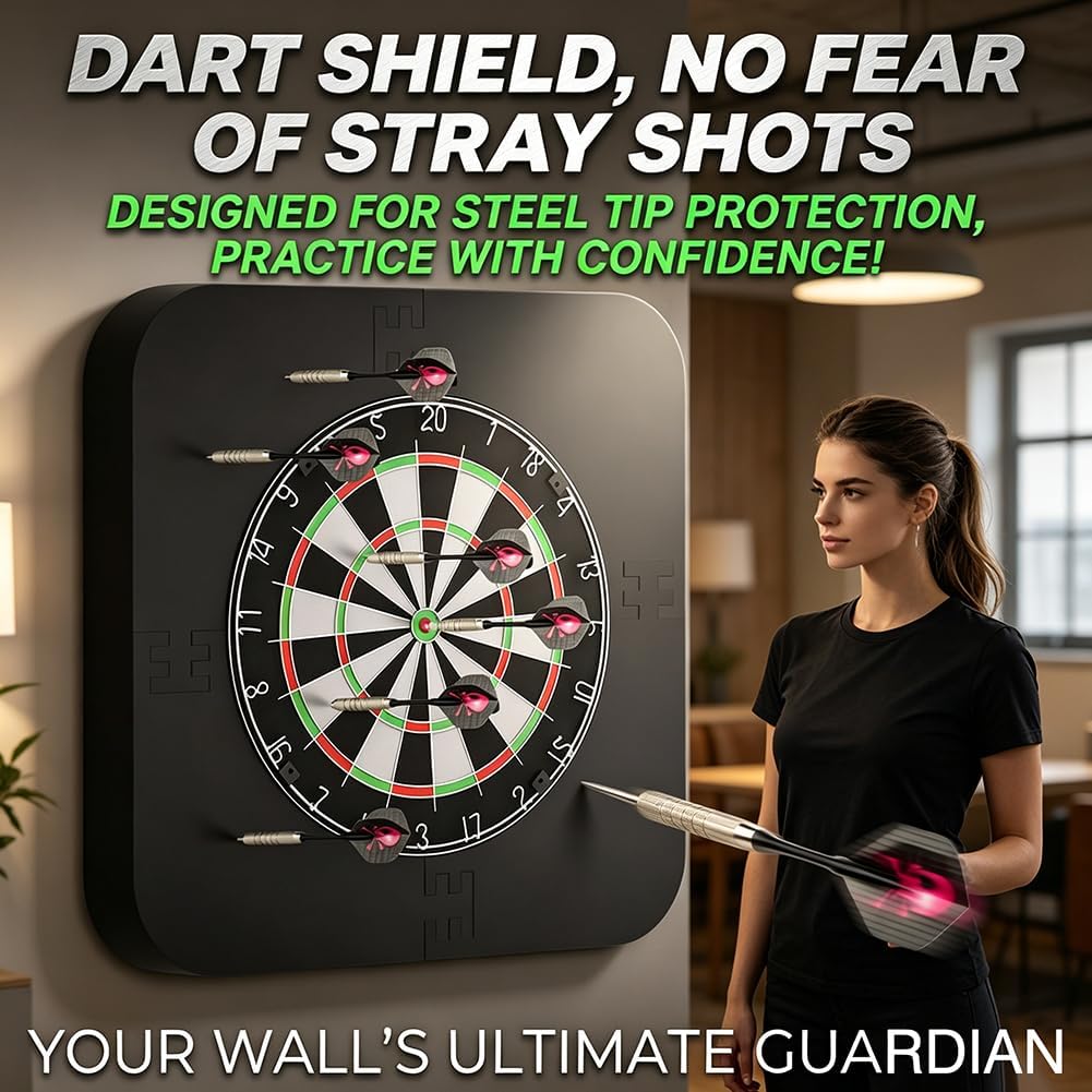 Dartscheibe Schutzring, Eva Dartboard Surround, Wandschutz und Auffangring, leicht und strapazierfäh