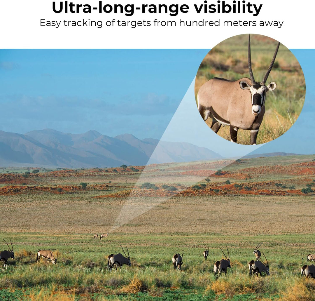 K&F Concept 12x50 HD Monokular Teleskop IP68 Wasserdicht Handy Fernrohr mit Arca-Schnittstelle mit T