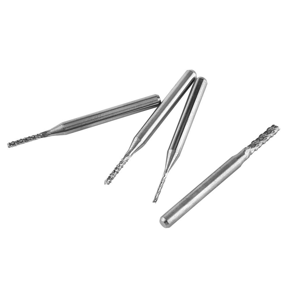 10 Stück CNC Frässtifte Set Schaftfräser Spirale Gravur Bits Schneidkante 1,0-3,0mm für CNC Maschine