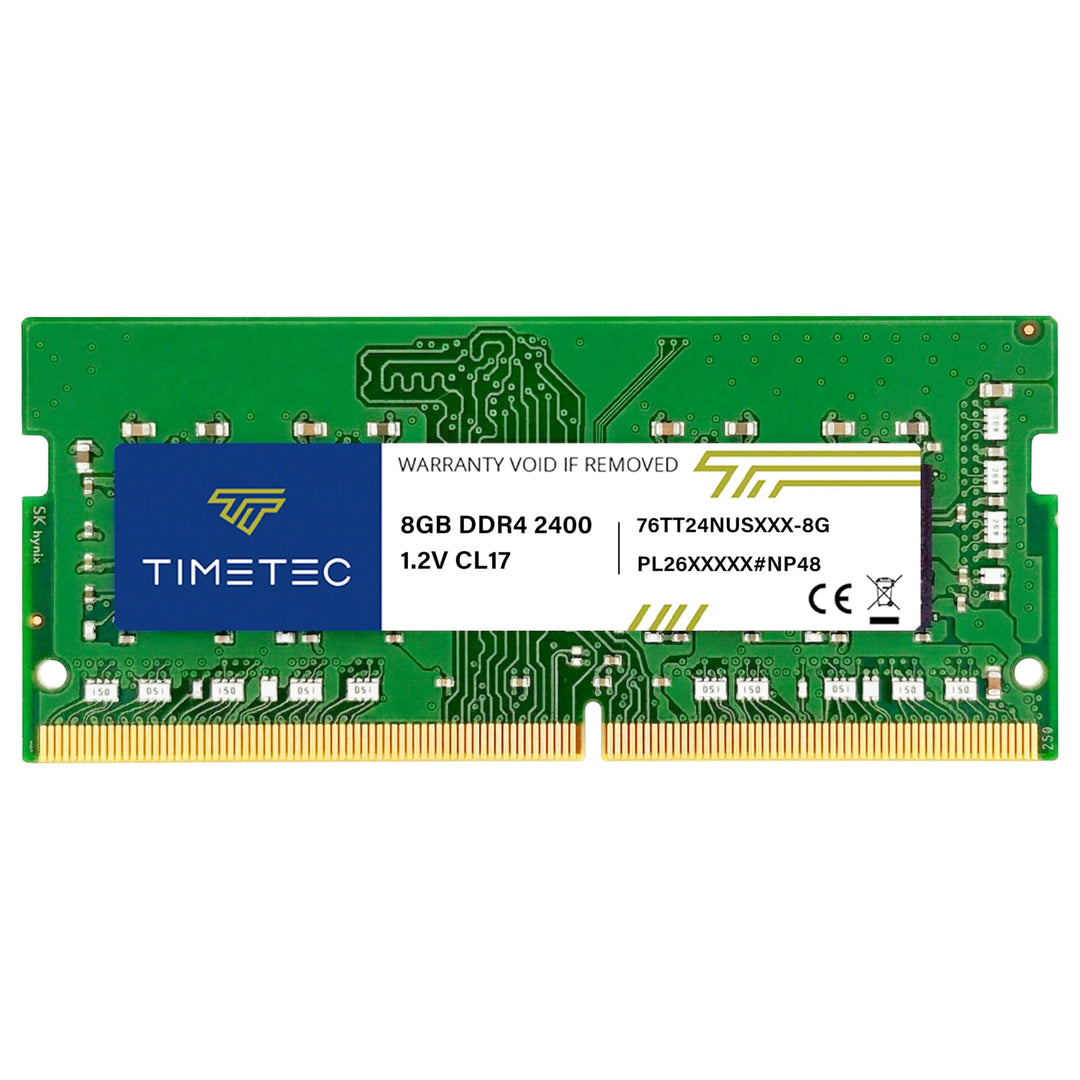 Timetec Premium 8GB DDR4 2400MHz (DDR4-2400) PC4-19200 (PC4-2400T) Non-ECC Unbuffered 1.2V CL17 1Rx8