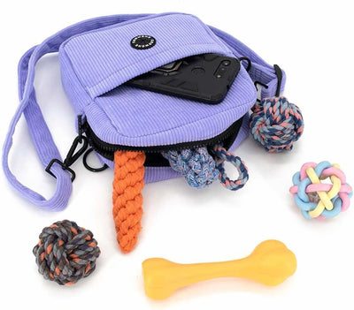 COOWONE Hundeleckerli-Tasche Hundespaziergangstasche für Leckerlis, Knabbereien, Spielzeug, Weiche C